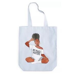 Grayson Threads Black Coco Michele Peace Matters Tote,‎